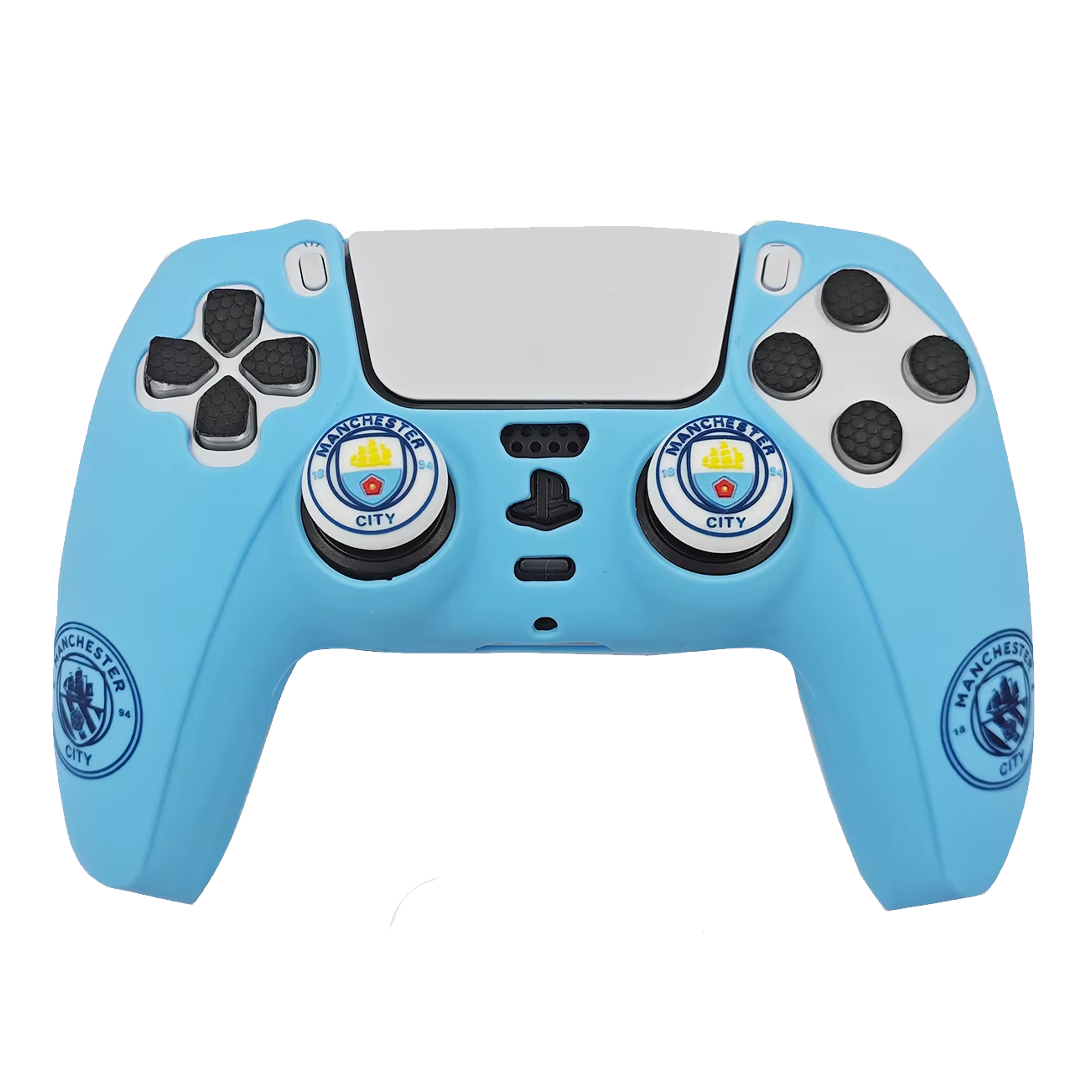 Forro Protector+ Goma control PS5 Manchester City Forro Protector+ Goma control PS5 Manchester City